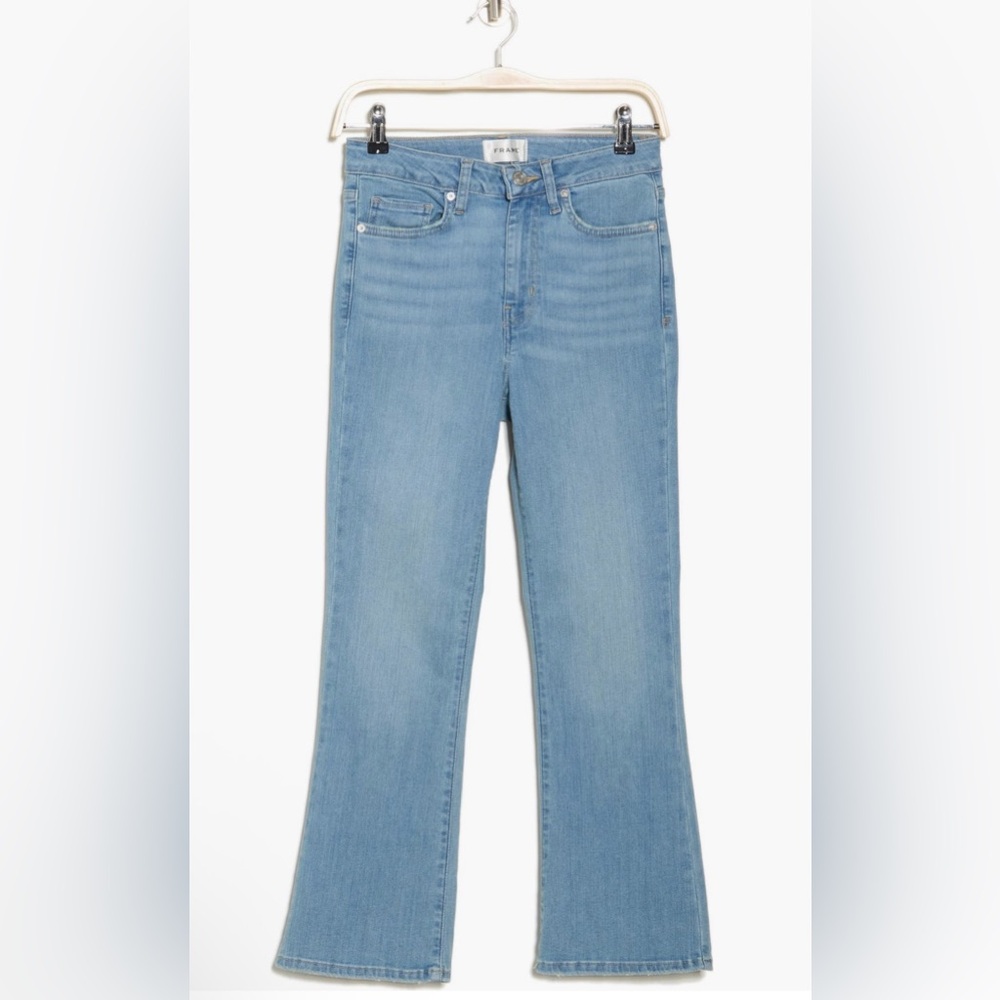 NWT. Frame Denim Le Crop Mini Boot Jeans - Picture 2 of 7